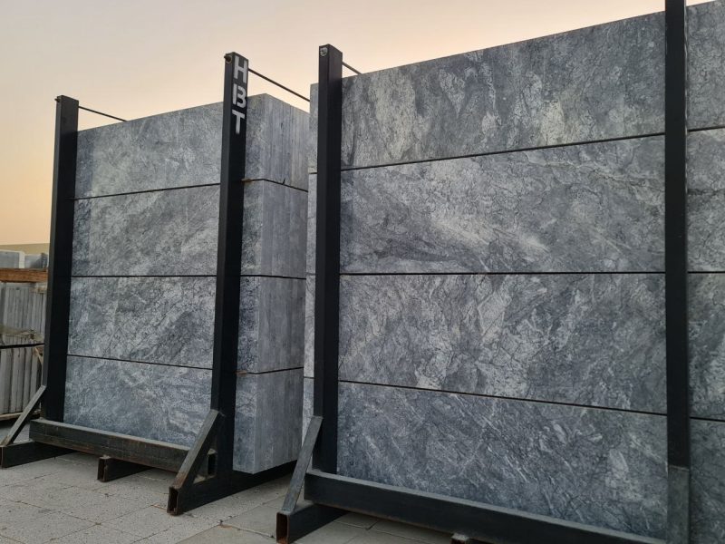 Hermes Blue Marble – Premium Polished Stone | Lazulite Marble