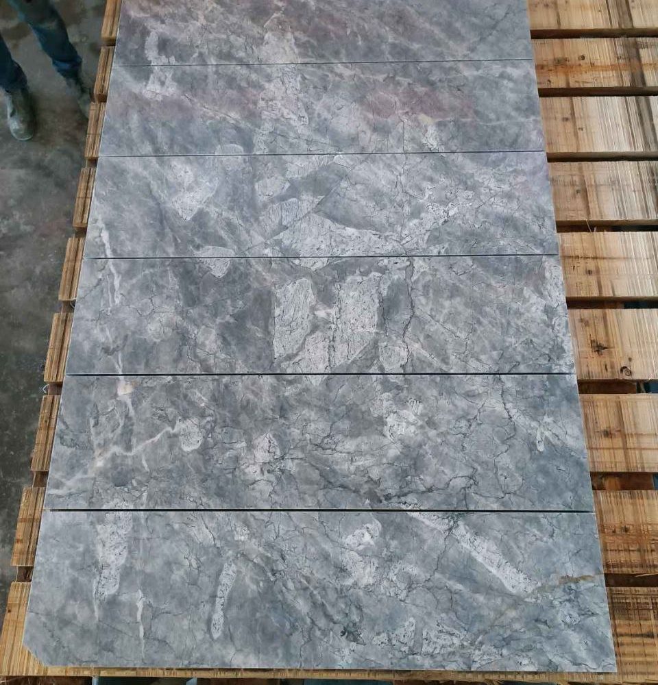 Hermes Blue Marble – Premium Polished Stone | Lazulite Marble