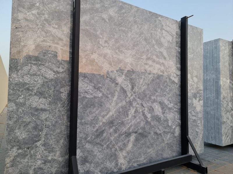 Hermes Blue Marble – Premium Polished Stone | Lazulite Marble