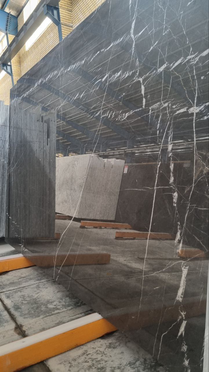 Armany Gray Marble – Luxurious Dark Gray Marble with White Veins | Lazulite Marble