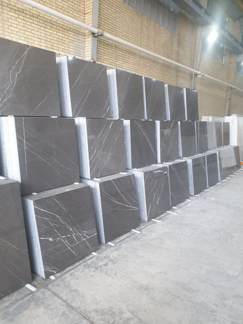 Armany Gray Marble – Luxurious Dark Gray Marble with White Veins | Lazulite Marble