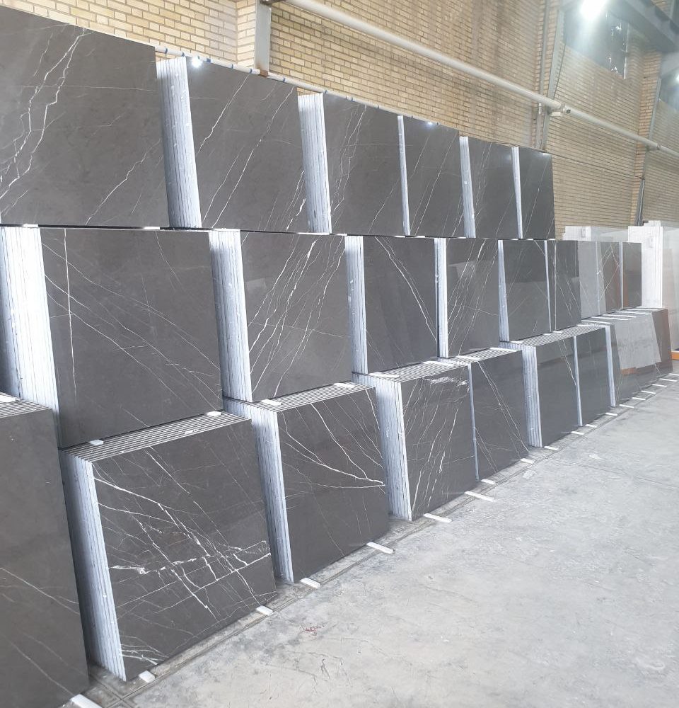 Armany Gray Marble – Luxurious Dark Gray Marble with White Veins | Lazulite Marble
