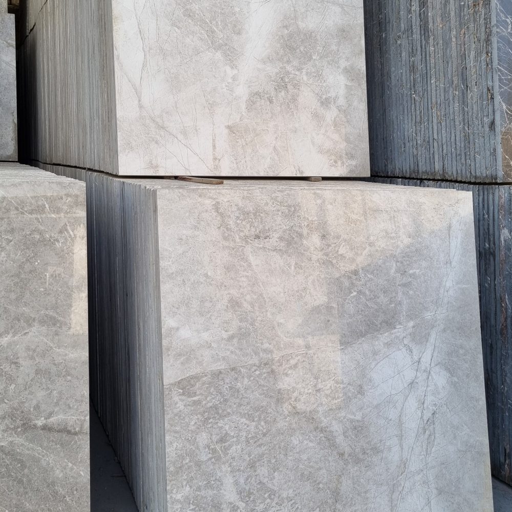 Persian Silk Marble – Elegant Grey-Beige Marble with Soft Linear Veins | Lazulite Marble