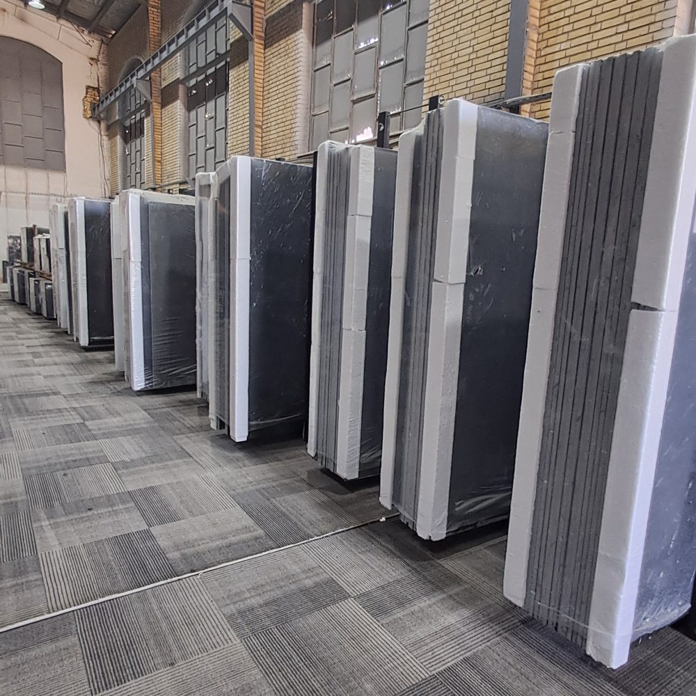 رخام مارکینه – رخام أسود فاخر مع عروق بيضاء | لازولیت ماربل