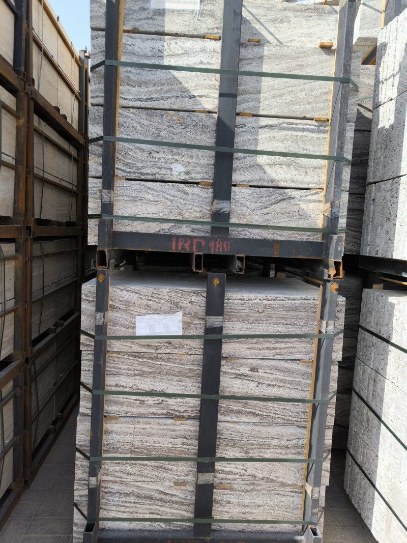 Travertine Silver Platinum – Sleek Grey and Cool Silver Tones | Lazulite Marble