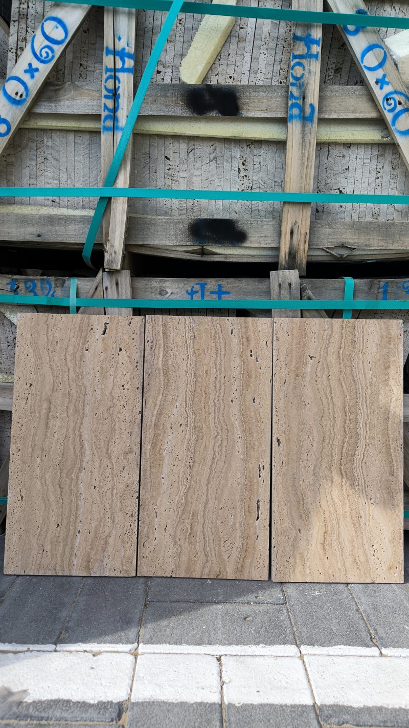 Travertine Notcha Light NR – Soft Walnut & Beige Tones with Natural Charm | Lazulite Marble