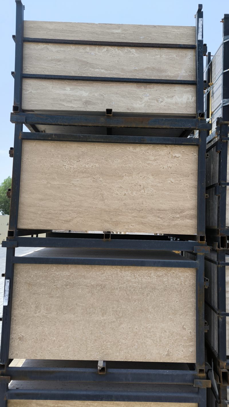 Travertine Beige Diamond – Luminous roasted Beige and Pristine Cream Stone | Lazulite Marble