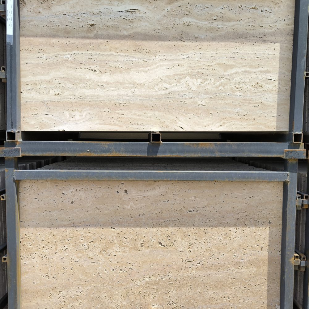 Travertine Beige Diamond – Luminous roasted Beige and Pristine Cream Stone | Lazulite Marble