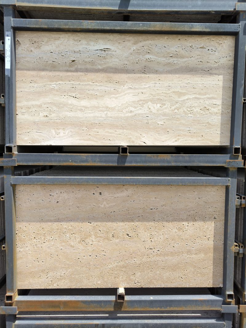 Travertine Beige Diamond – Luminous roasted Beige and Pristine Cream Stone | Lazulite Marble