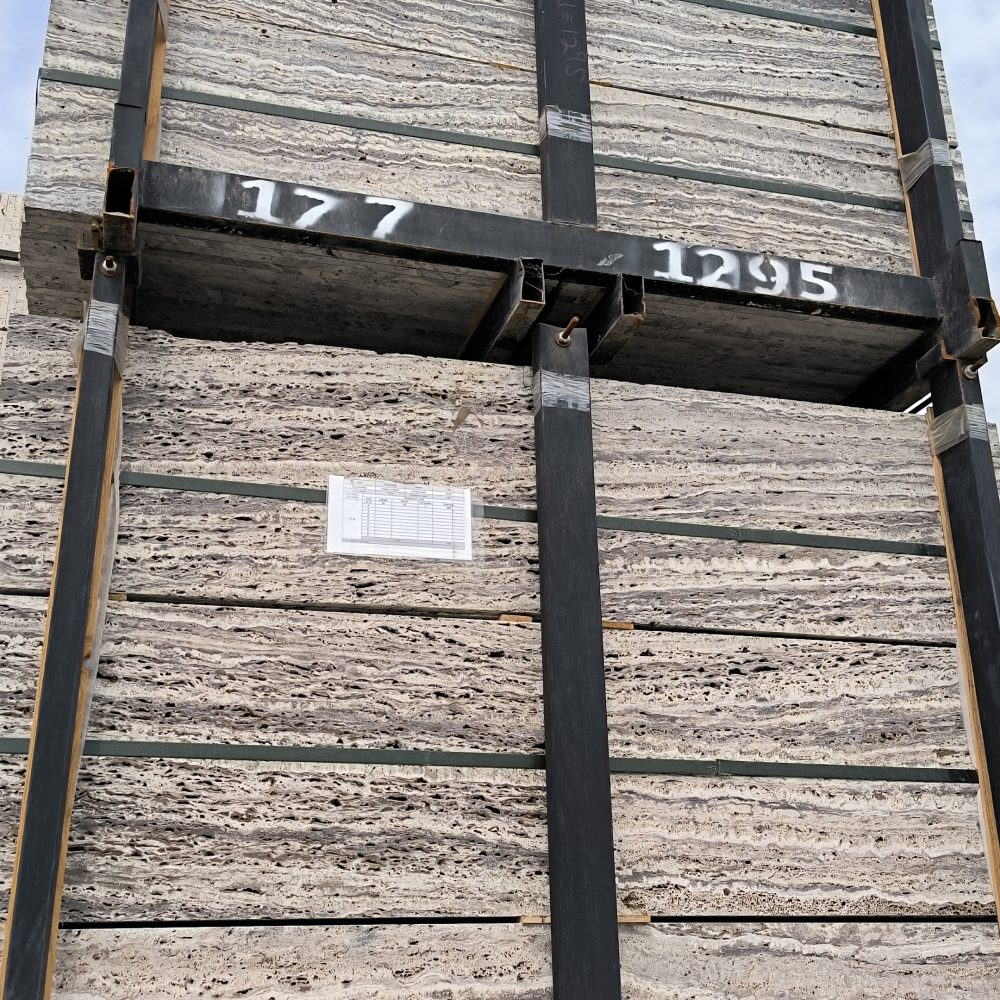 Travertine Silver Platinum – Sleek Grey and Cool Silver Tones | Lazulite Marble