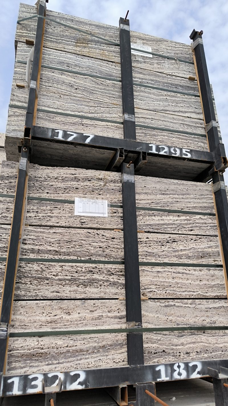 Travertine Silver Platinum – Sleek Grey and Cool Silver Tones | Lazulite Marble